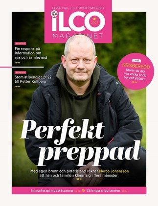 Magasinets framsida, som visar fotoporträtt av Marco Johansson mot lummig skogsbakgrund.
